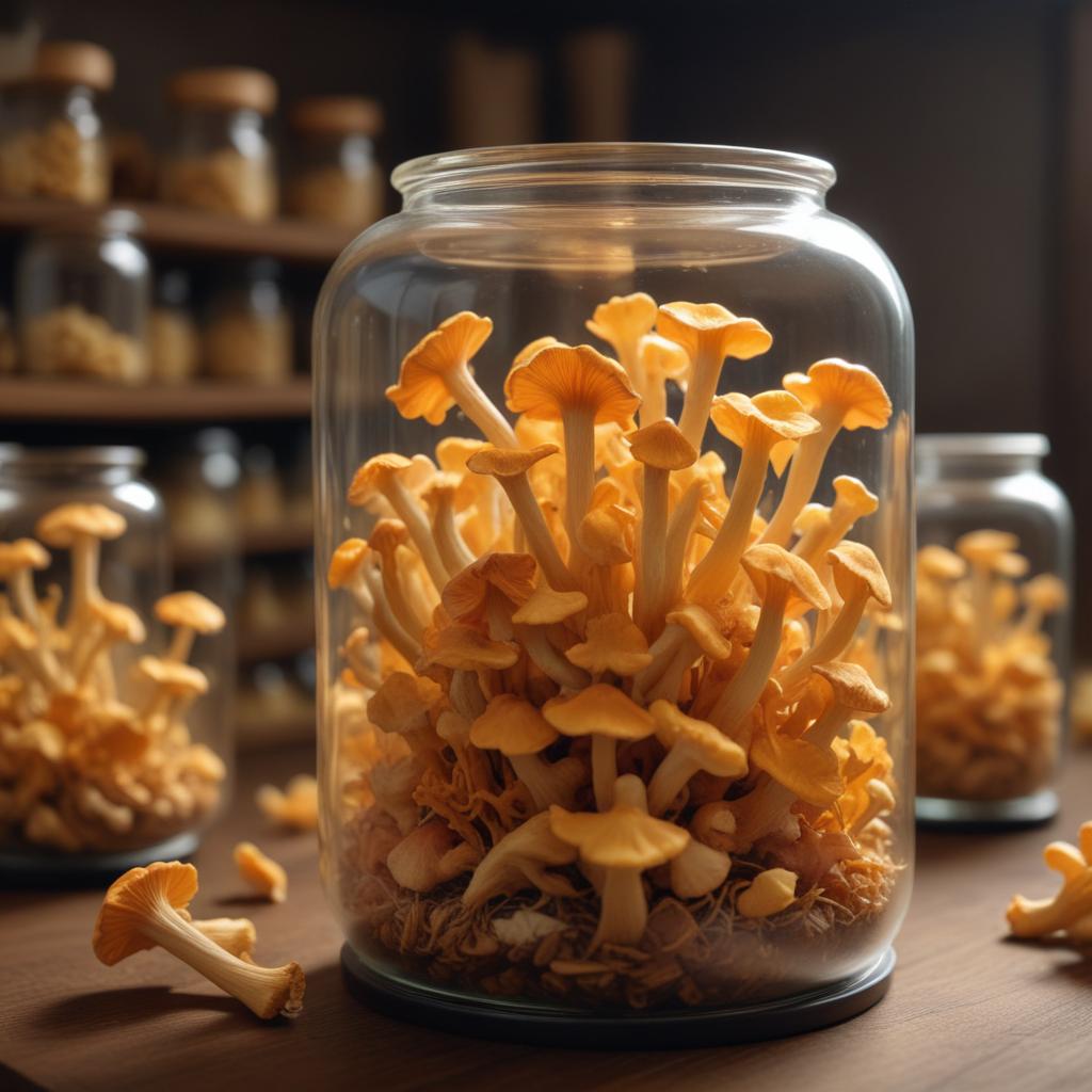 Лисички в капсулах в грибной аптеке центра фунготерапии - изображение 2